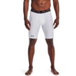 Under Armour Men's Heatgear Armour White/Black Long Shorts 1361602-10000 - Additional Image 1