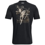 Under Armour Whitetail Skelmatic Short Sleeve Tee Black/Summit White XL 1357924-002004