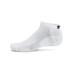 Under Armour Adult Unisex TC White/Black Low Socks 1386316-10000 - Additional Image 1