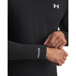 Under Armour Men's Coldgear Base 2.0 Crew Longsleeve Black/White Shirt 6005295-00100 - Additional Image 3