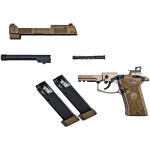 Beretta 80X Cheetah Tactical Desert w/ Threaded Barrel FDE .380 ACP 4.4" Bbl SA/DA Pistol w/2 10 Mags J80XTD10 - Additional Image 10