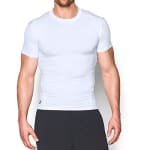 Under Armour Men's Tactical Shortsleeve White Compression Shirt 1216007-10000 - Additional Image 3