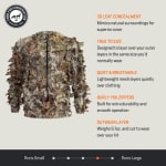 First Lite Men's Phantom 3D Leafy Jacket Specter MOPHASP - Additional Image 4