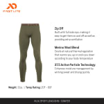 First Lite Men's Kiln Zip-Off Long John Conifer XL MBZLJCNXL