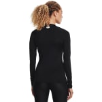 Under Armour Women's Heatgear Longsleeve Black/White Compression Shirt 1365459-00100 - Additional Image 4
