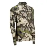 Pnuma Outdoors Merino Wool Base Layer 1/4 Zip Pullover, Caza Camo XL ME-QZ-CZ-XL