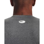 Under Armour Men's Heatgear Sleeveless Carbon Heather/Black Compression Shirt 1361522-09000 - Additional Image 3