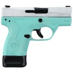 Beretta BU-9 Nano RE Blue Frame 9mm Single 6+8rd Mag Pistol JMN9S75