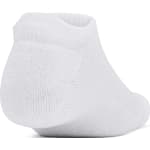 Under Armour Adult Unisex Essential Cushion White/Halo Gray No-Show Socks 1387057-10000 - Additional Image 1