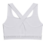 Under Armour Women's Crossback Mid Bra White/Halo Gray 1361034-10000 - Additional Image 4