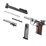 Beretta 92GTS Launch Edition 9mm 4.7" Bbl Stainless Steel/Black 10rd Pistol w/Walnut Grips J92XFMSDA20M1 - Additional Image 7