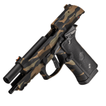 Beretta 92XI SAO 9mm 4.7" Bbl Vietnam Tiger Stripe Camo Full Size Pistol w/(2) 18rd Mags SPEC0729A18 - Additional Image 4