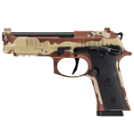 Beretta 92XI SAO 9mm 4.7" Bbl Chocolate Chip Camo Full Size Pistol w/(2) 10rd Mags SPEC0730A10 - Additional Image 12