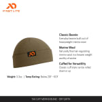 First Lite Tag Cuff Merino Beanie Dry Earth OS MATAGDEOS