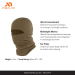 First Lite Wind River Balaclava Dry Earth OS MABALDEOS