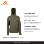 First Lite Women's Furnace Hoody Conifer XS WTFNHCNXS