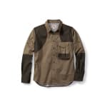 Filson Front Loading Shooting Shirt RH Tan w/ Olive XL 10525