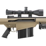 Barrett 82A1 50 BMG FDE 20" Leupold Mark 4 M1 & Rings 14022