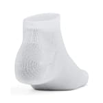 Under Armour Adult Unisex Essential White/Halo Gray Low Socks 1386239-10000 - Additional Image 2