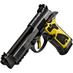 Beretta 92X Performance Carry Optic Dark Nistan Yellow Accents 9x19mm 4.9" Bbl SA/DA Pistol w/2 18 Mags J92XPCOYE18 - Additional Image 5