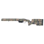 Manners Elite Carbon T4A Rem 700 SA DBM #7 Contour Adj Cheek - 2 front studs - Black Forest