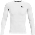 Under Armour Men's Heatgear Longsleeve White/Black Compression Shirt 1361524-10000 - Additional Image 3
