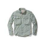 Filson Angler Shirt Amber Green Plaid SM 10604