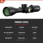 Athlon Neos HMR 4-12x40mm Mil-Dot MOA Reticle Riflescope 216024