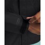 Under Armour Women's Cloudstrike Long Sleeve Jacket Black/White 6009571-00100 - Additional Image 5