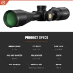 Athlon Neos HMR 4-12x40mm Center-X SFP MOA Reticle Riflescope 216027