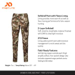 First Lite Women's 308 Lined Pant Fusion 34 WB38LFU34