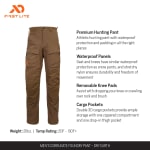 First Lite Men's Corrugate Foundry Pant Dry Earth 44x33 MBCGFDE4433