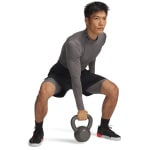 Under Armour Men's Heatgear Armour Carbon Heather/Black Long Shorts 1361602-09000 - Additional Image 4