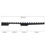 Contessa SLITTA Picatinny Rail for Sako 85 XS ALLUNGATA PER VISOREPH31-NV-CONTESSA