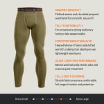 First Lite Men's Furnace Long John Conifer XL MBELJCNXL