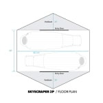 Stone Glacier SkyScraper 2P Blue Tent 70013-BL-2P