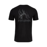 Pnuma Outdoors Dark Whitetail Tee Shirt, Black Color 3XL SS-TS-DW-BL-3XL