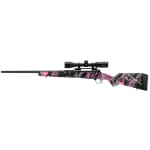 Savage Arms 110 Apex Hunter XP Muddy Girl 7mm-08 Rem 20" 1:9.5" Bbl Muddy Girl Camo BA Rifle w/Vortex Crossfire II 3-9x40mm Scope, (1) 4rd Mag 57338