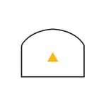 Trijicon RMR Dual Illuminated ODG Amber Triangle Sight RM08-C-700257