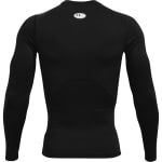 Under Armour Men's Heatgear Longsleeve Black/White Compression Shirt 1361524-00100 - Additional Image 5