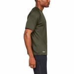 Under Armour Men's Tactical Tech Shortsleeve Marine OD Green/Clear Shirt 1005684-39000 - Additional Image 1