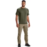 Under Armour Men's Tactical Tech Shortsleeve Marine OD Green/Clear Shirt 1005684-39000 - Additional Image 3
