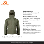 First Lite Men's Uncompahgre Foundry Puffy Jacket Conifer XL MOUFDCNXL