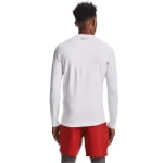 Under Armour Men's Coldgear Longsleeve White/Black Fitted Crew Shirt 1366068-10000 - Additional Image 2