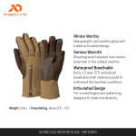 First Lite Alpine Cold Weather Glove Dry Earth XL MAACWDEXL