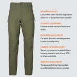 First Lite Men's 308 Pant Conifer 4432 MB38PCN4432