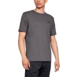 Under Armour Men's Graphic SportStyle Shortsleeve Charcoal Medium Heather/Black Shirt 1326799-01900 - Additional Image 2
