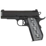 Dan Wesson ECP 9mm Blk Alum Bobtail Frame w/Brass Bead Front/Serrated Rear Sight, G10 Grips, 4" Bull Bbl, 8rd Pistol 01884