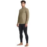 Under Armour Men's Tactical Longsleeve Federal Tan/Black Mock Shirt 1365388-49900 - Additional Image 2