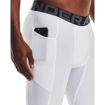 Under Armour Men's Heatgear Armour White/Black Long Shorts 1361602-10000 - Additional Image 4